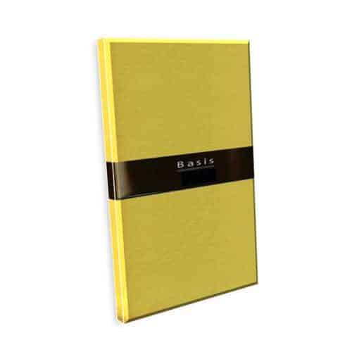 Basis flat sheet - Cotton - Yellow