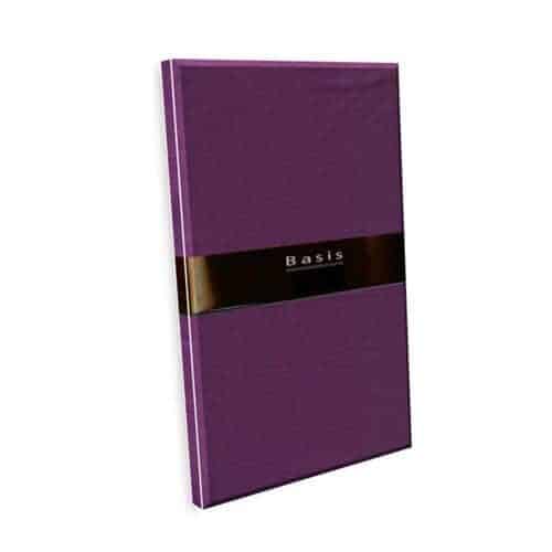 Basis flat sheet - Cotton - Purple