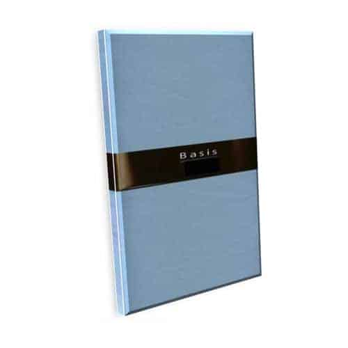 Basis flat sheet - Cotton - Light blue