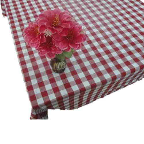 Round Chequer Tablecloth from Engholm