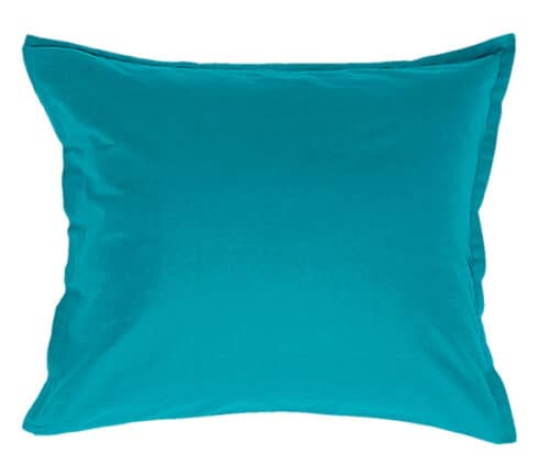 Satin pillowcase in turquoise