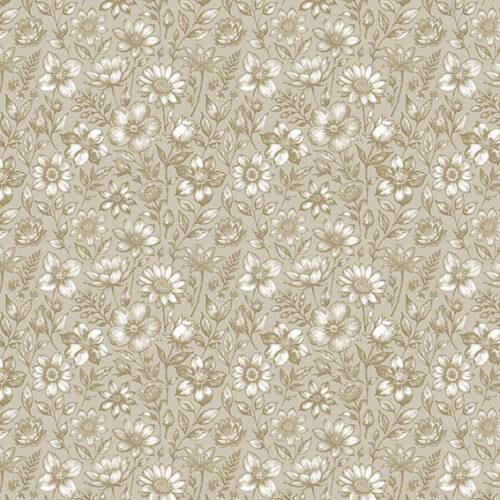 Voksdug - PLATA - Blomster - 140 cm - 20m pr. rulle