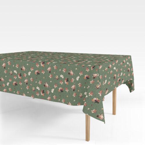 Tekstildug med Antiskrid -Cork - Jade - 140 cm