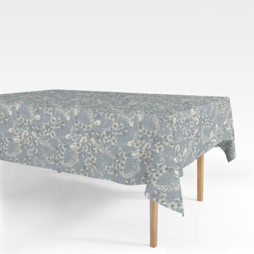 Tekstildug med Antiskrid -Akureyri - Blå - 140 cm