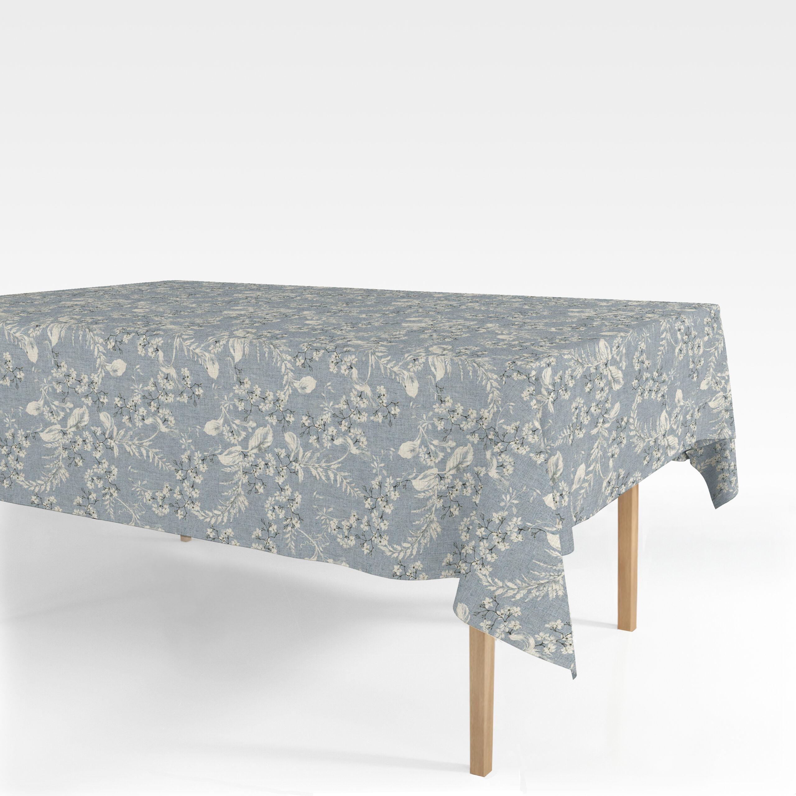 Tekstildug med Antiskrid -Akureyri - Blå - 140 cm
